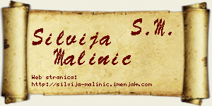 Silvija Malinić vizit kartica